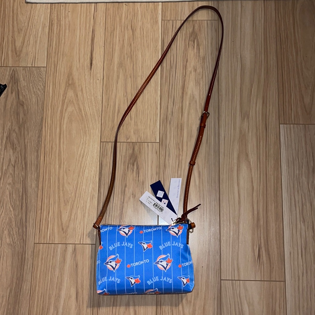Nwt Dooney & Burke Toronto Bluejays Ginger Crossbody A